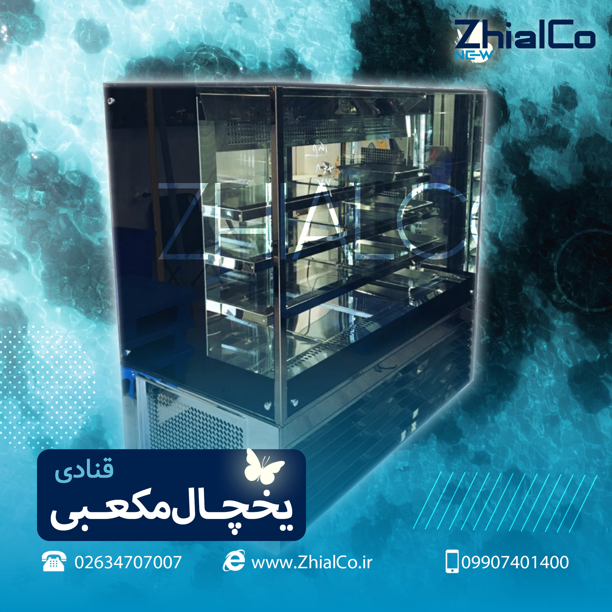 یخچال ویترینی افقی