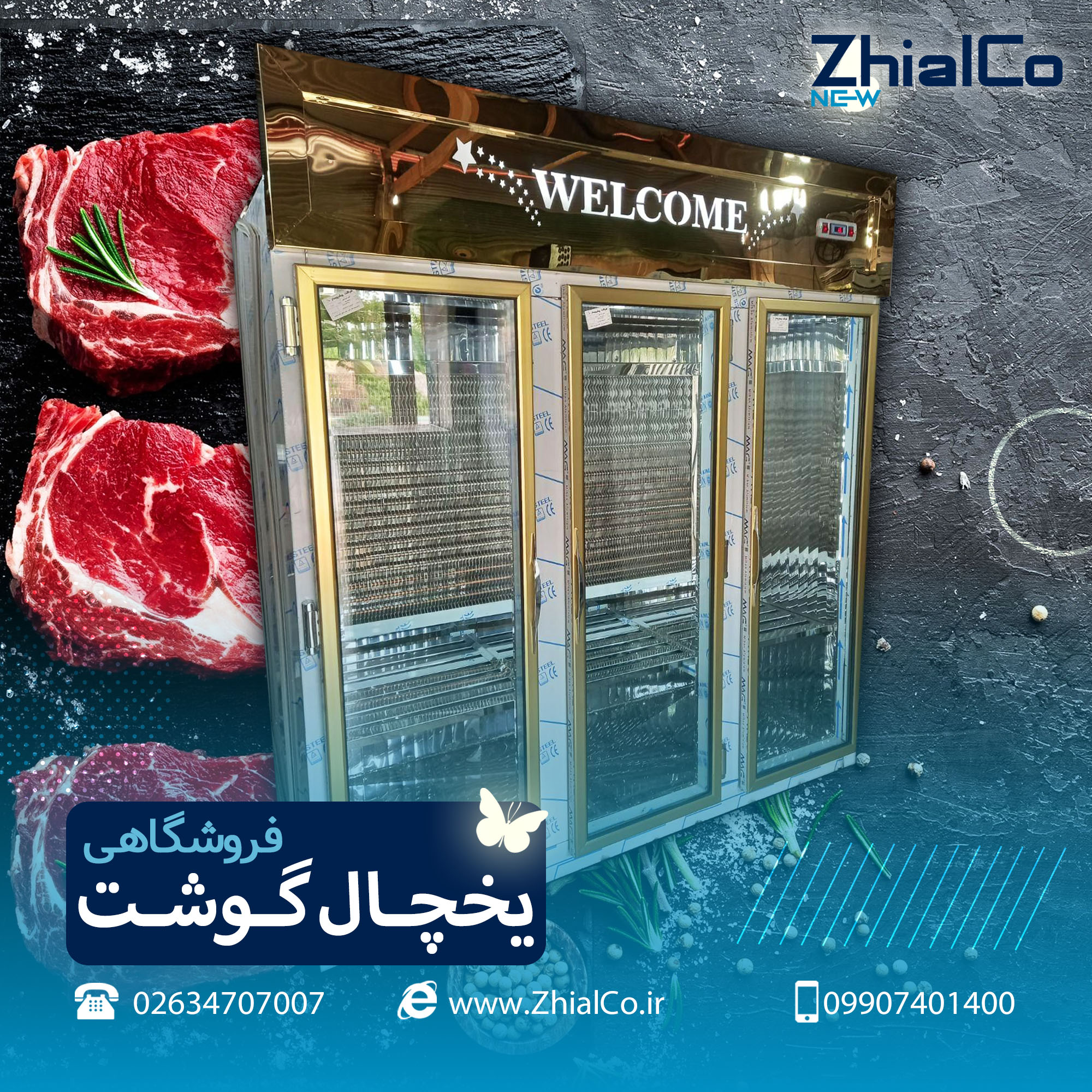 یخچال ویترینی گوشت